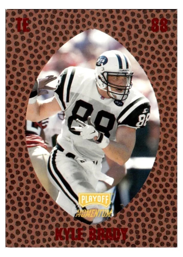 1998 Playoff Momentum Kyle Brady Retail Red #24 card