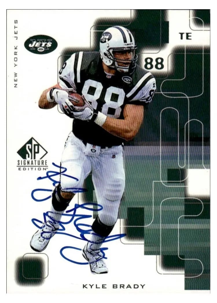 1999 SP Signature Kyle Brady #84 card