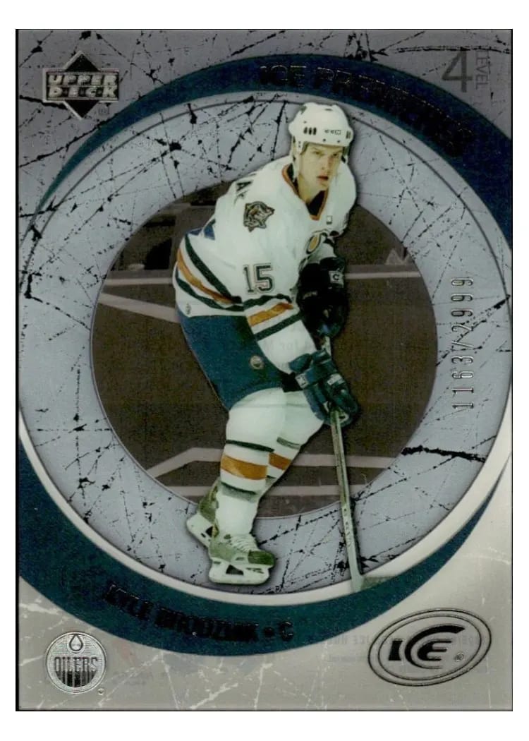 2005 Upper Deck Ice Kyle Brodziak #151 card
