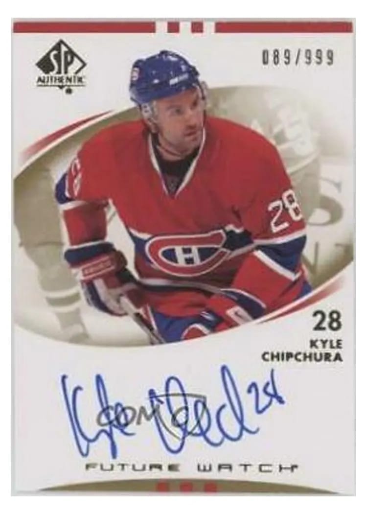 2007 SP Authentic Kyle Chipchura #224 card