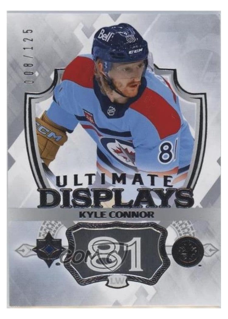 2023-24 Upper Deck Ultimate Collection Ultimate Displays Kyle Connor #UD-KC card