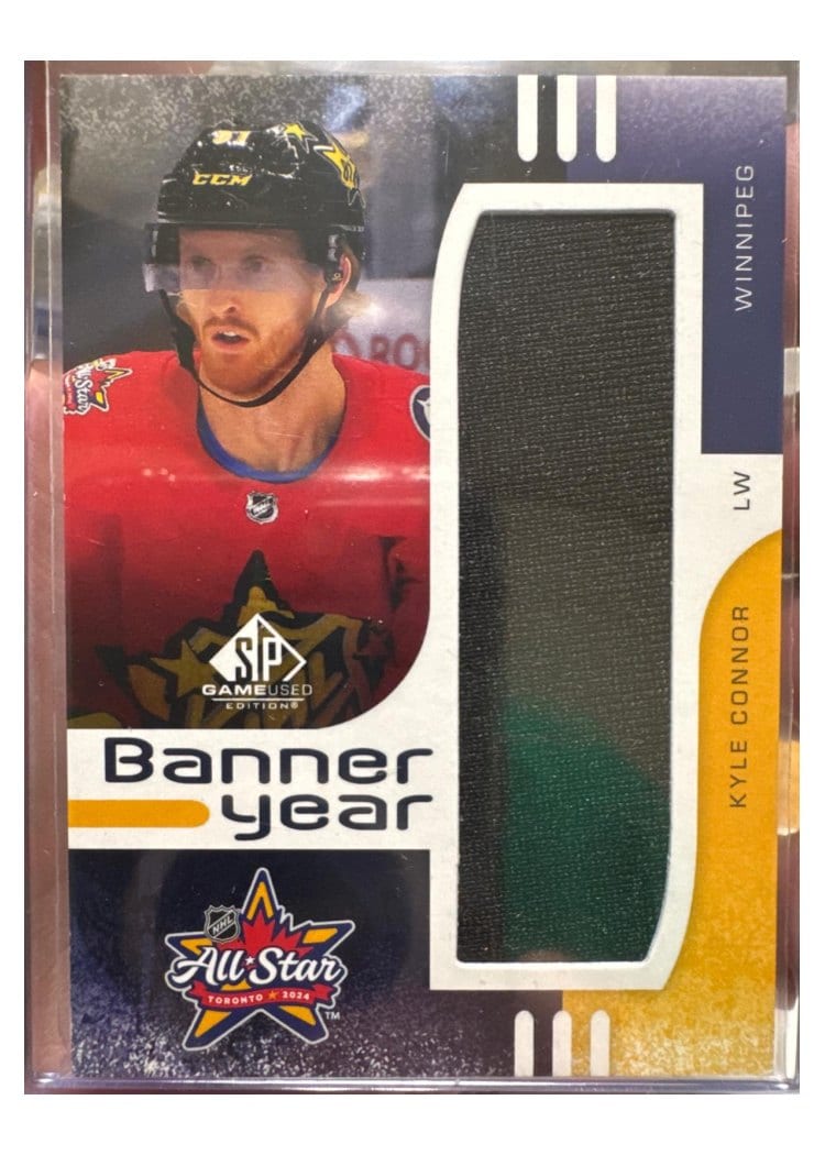 2024-25 SP Game Used 2024 All-Star Game Banner Year Relics Kyle Connor #BYAS-KC card
