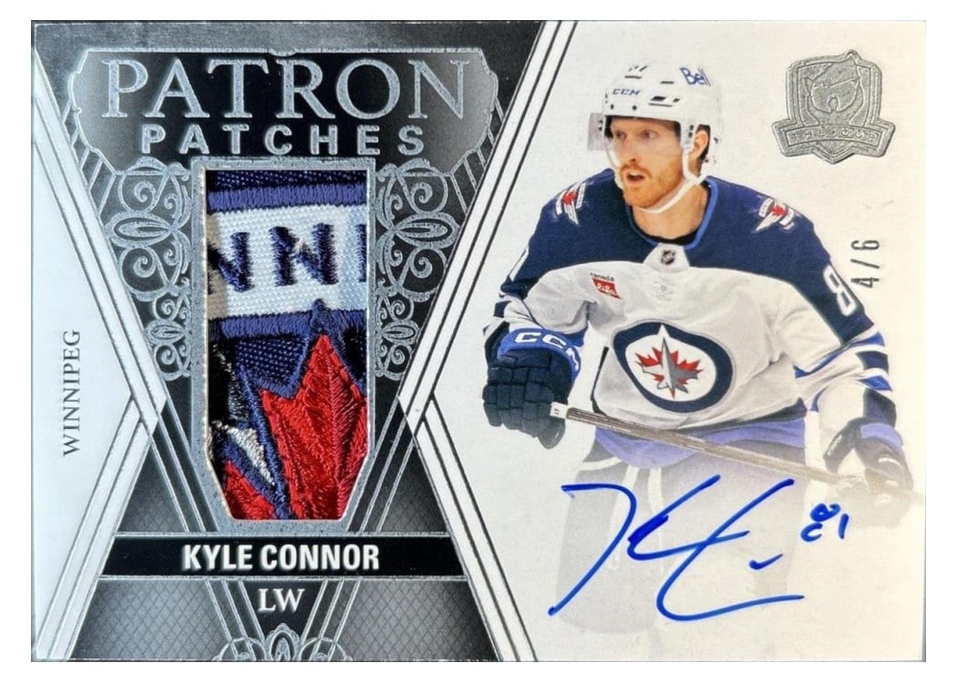2024-25 Upper Deck The Cup Patron Patches Kyle Connor #PP-KC card