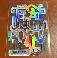 2025-26 SkyBox Metal Universe Platinum Portraits Kyle Connor #PP-8 card