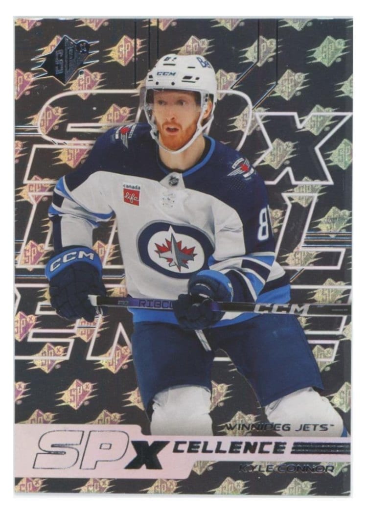 2025-26 SPx 2024 Update - SPxCellence Autos Parallel Kyle Connor #XC-KC card