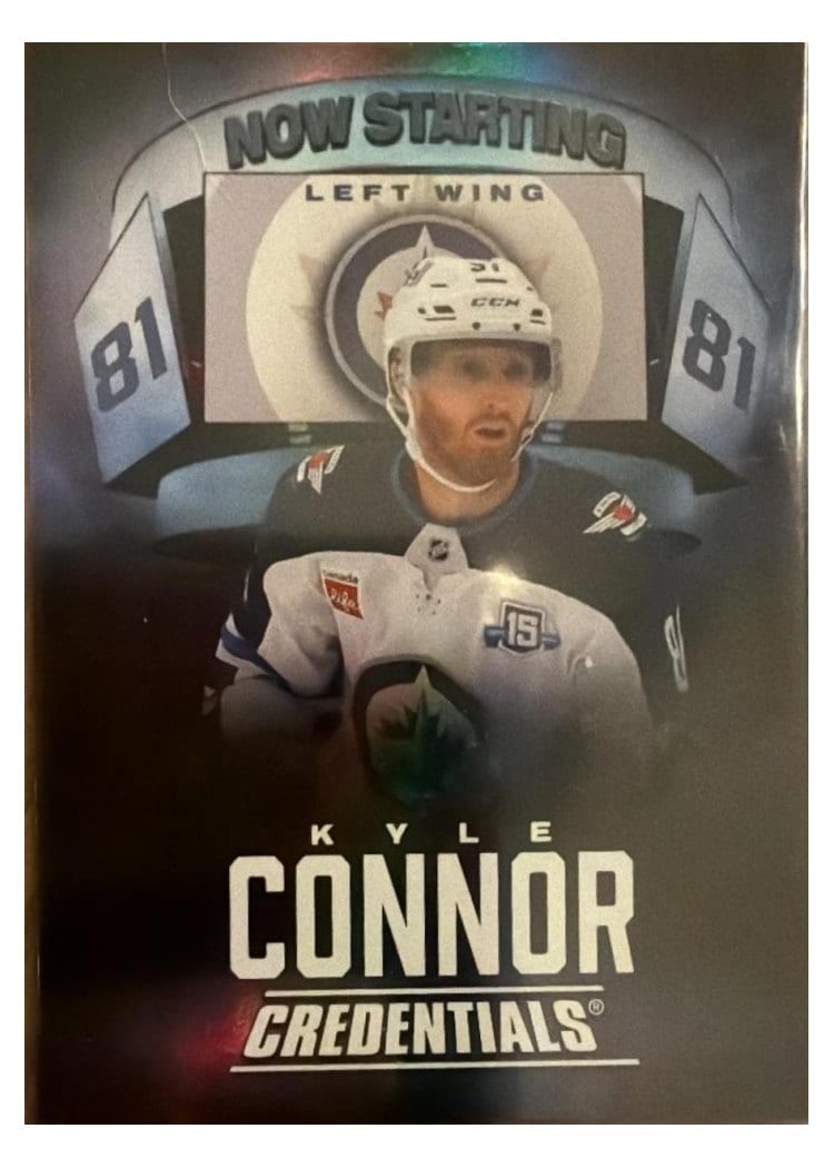 2025-26 Upper Deck Credentials Now Starring Kyle Connor #NS-12 card