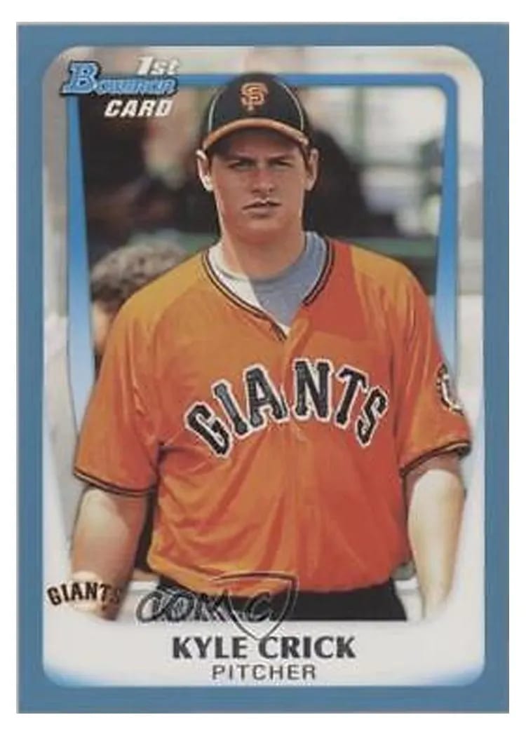 2011 Bowman Draft Prospects Kyle Crick #BDPP24 card