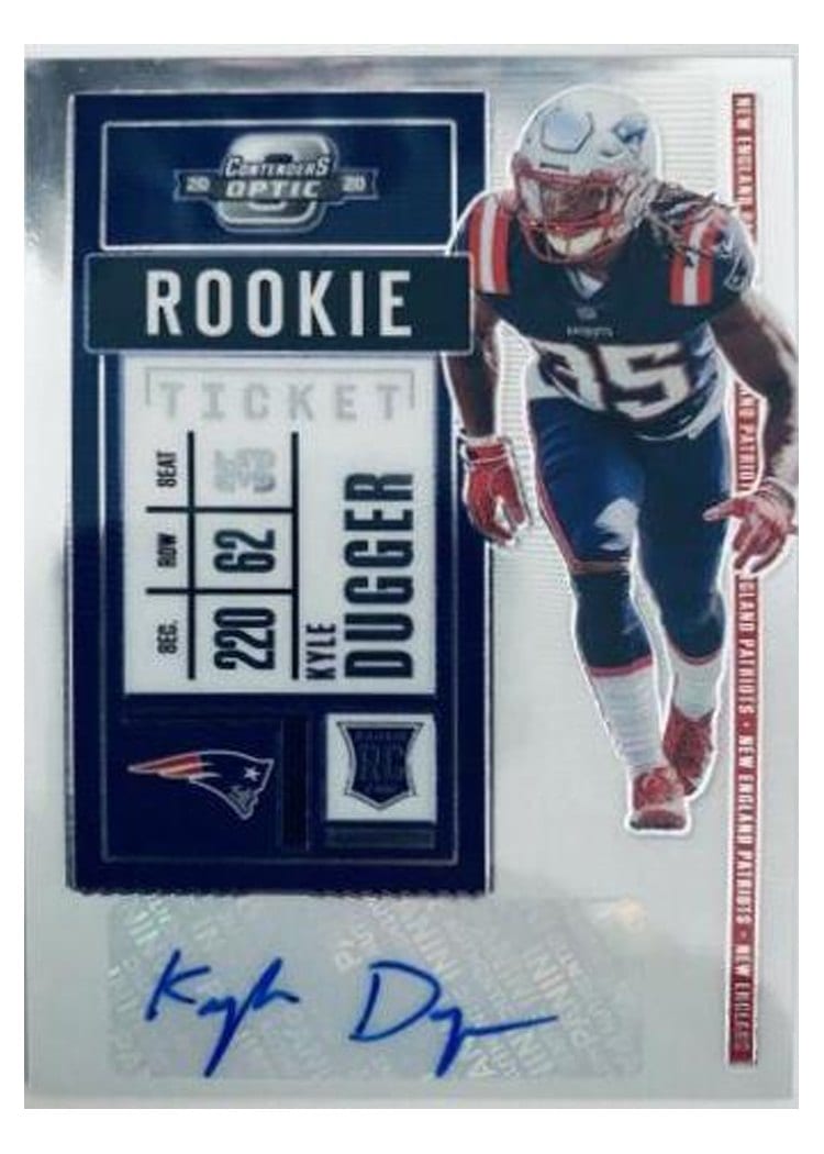 2020 Panini Contenders Optic Base Set Kyle Dugger #164 card