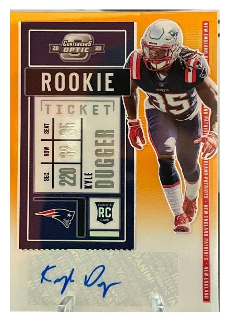 2020 Panini Contenders Optic Base Set Kyle Dugger #164 card