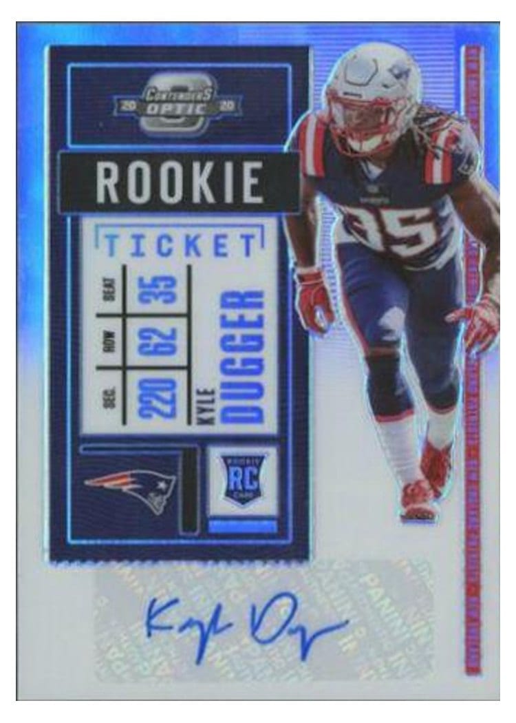 2020 Panini Contenders Optic Base Set Kyle Dugger #164 card