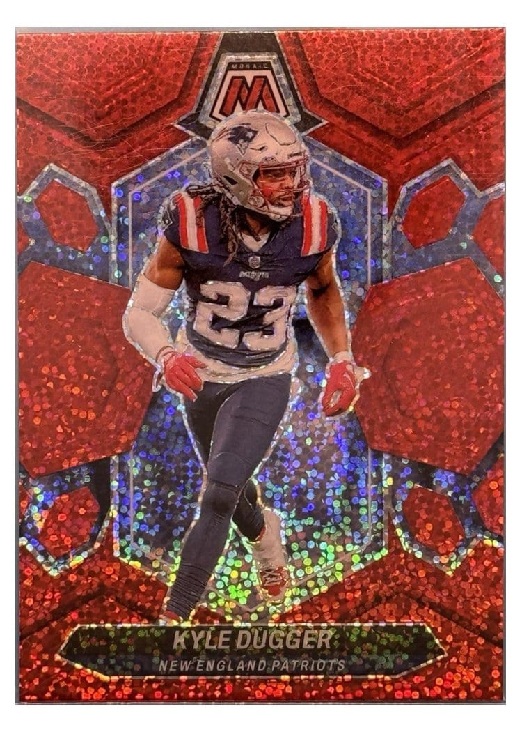 2024 Panini Mosaic Base Set Kyle Dugger Red Sparkle #153 card