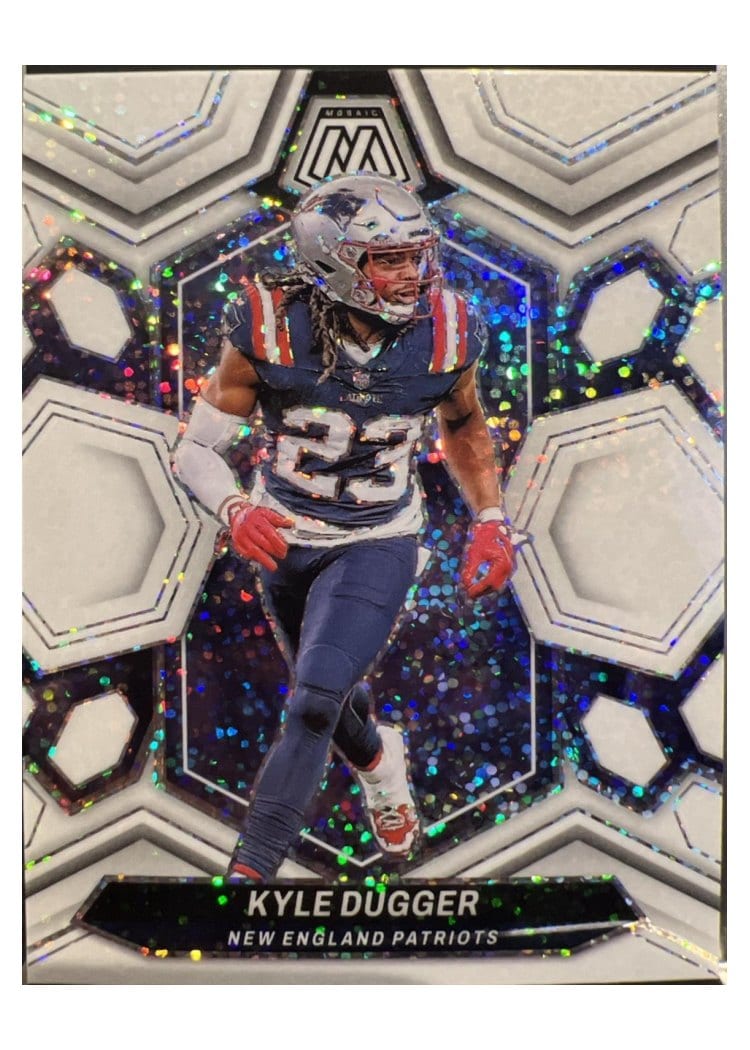 2024 Panini Mosaic Base Set Kyle Dugger White Sparkle #153 card