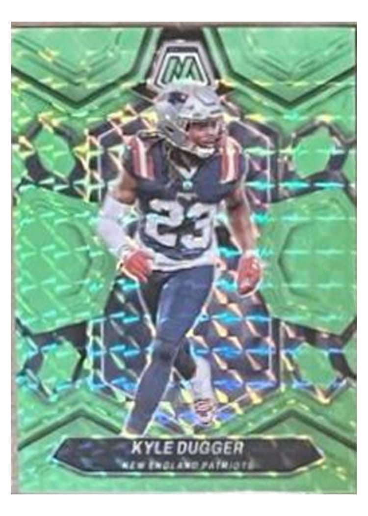 2024 Panini Mosaic Base Set Kyle Dugger Green Fluorescent #153 card