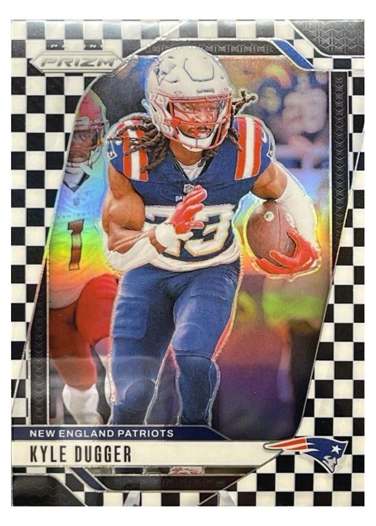 2024 Panini Prizm Base Set Kyle Dugger Black White Checker #197 card