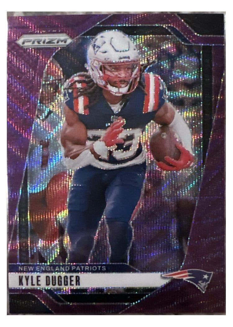 2024 Panini Prizm Base Set Kyle Dugger Purple Wave #197 card