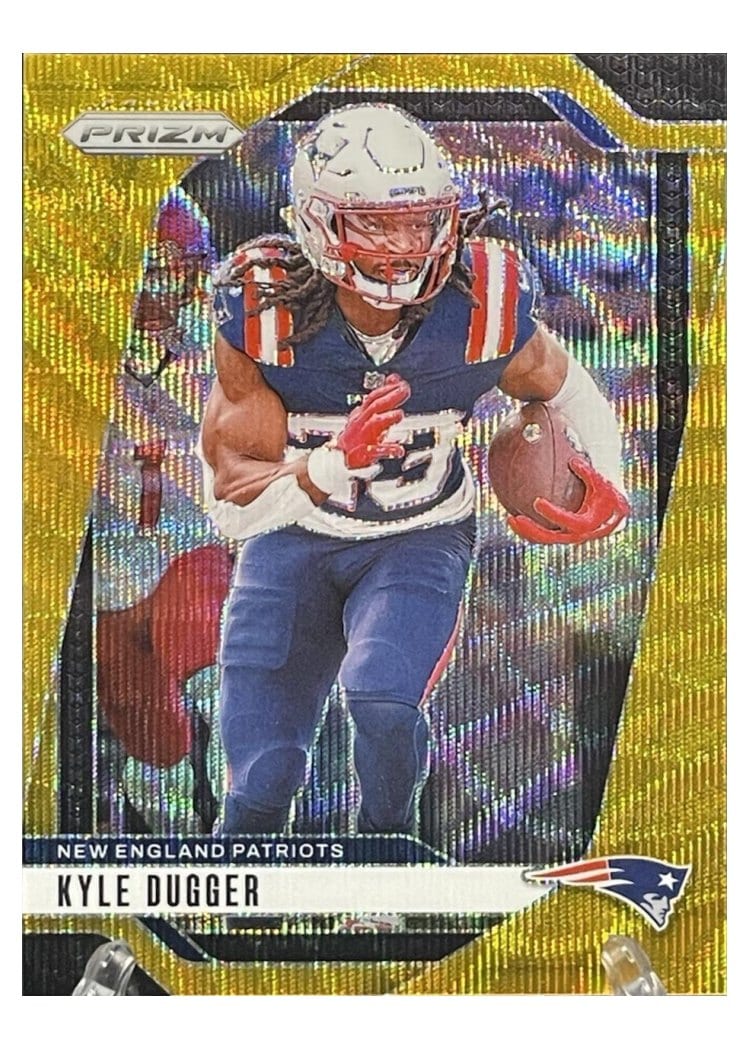 2024 Panini Prizm Base Set Kyle Dugger Wave Gold #197 card