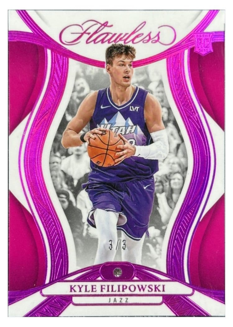 2024-25 Panini Flawless Base Gems Kyle Filipowski #67 card