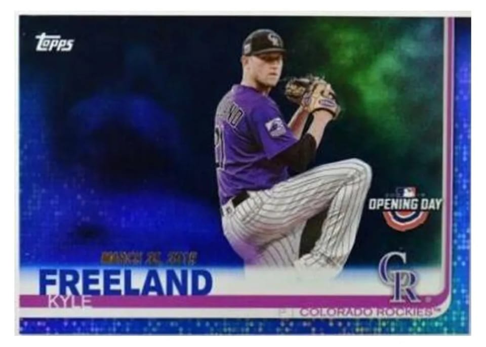 2019 Topps Opening Day Base Set Kyle Freeland #2 card