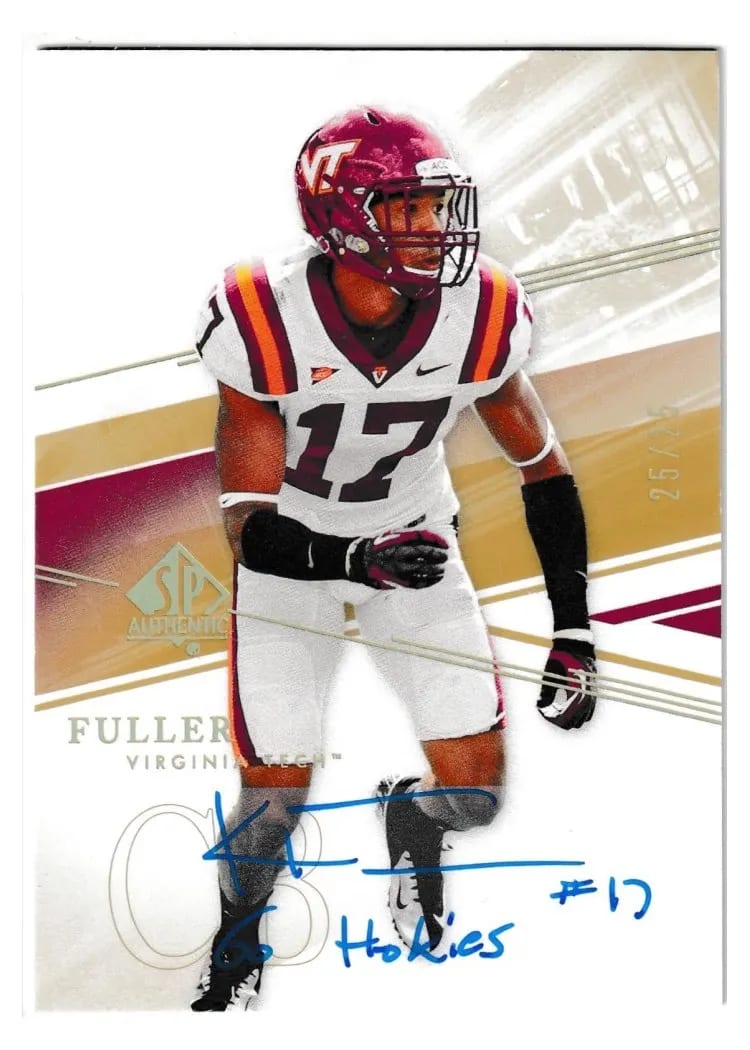 2014 SP Authentic Kyle Fuller Inscribed Autograph #24 card