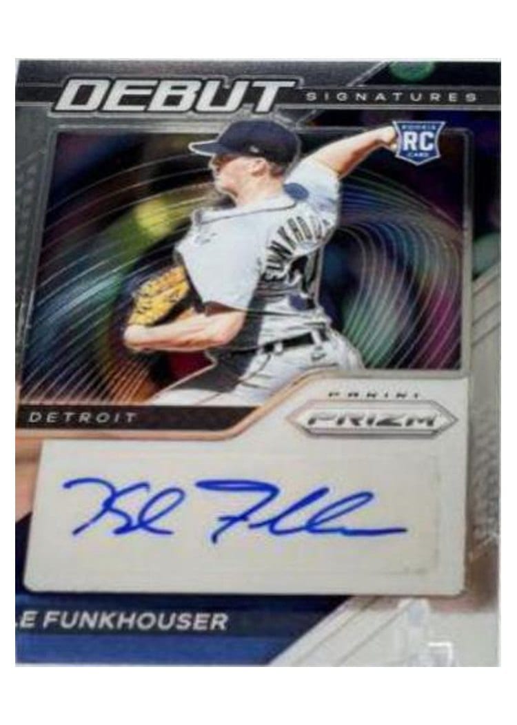 2021 Panini Prizm Debut Signatures Kyle Funkhouser #DS-KF card