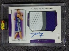 2019 Panini National Treasures Kyle Guy #142 card