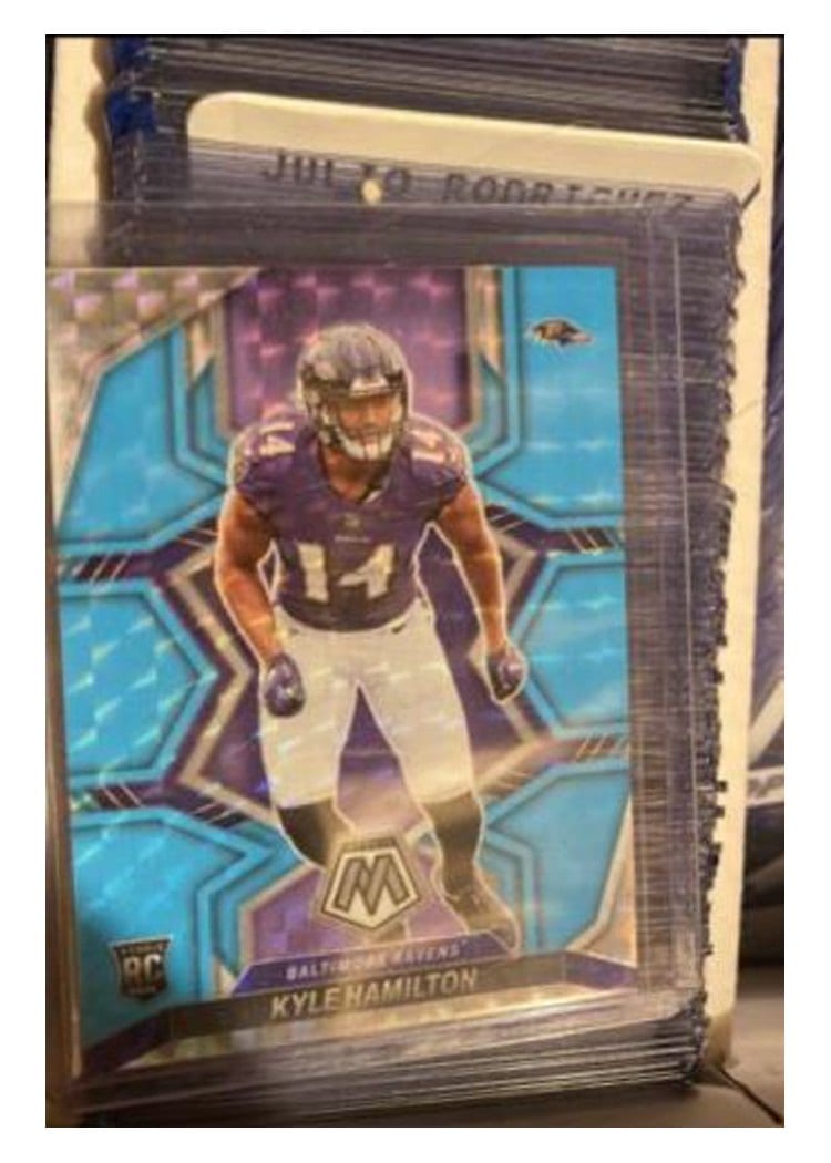 2022 Panini Mosaic Base Set Kyle Hamilton #288 card