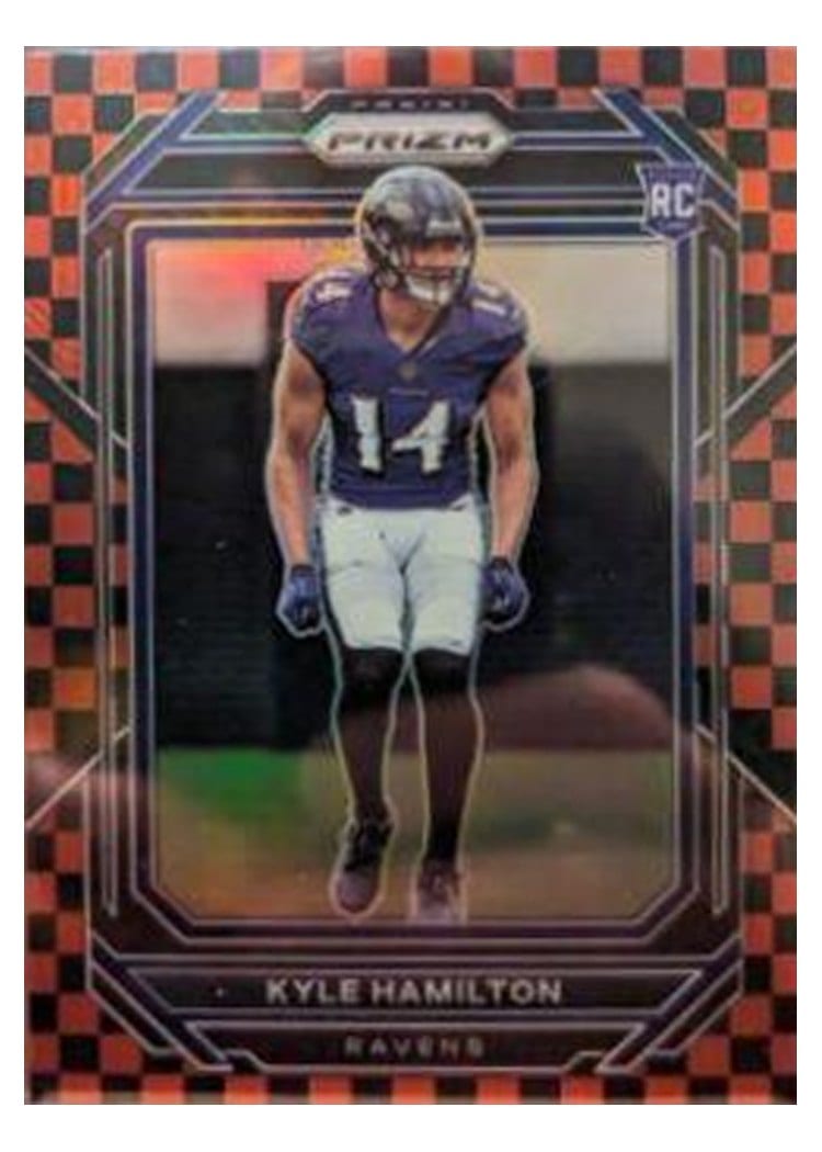 2022 Panini Prizm Base Set Kyle Hamilton #342 card
