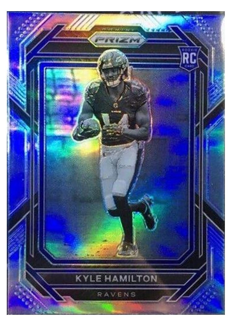 2022 Panini Prizm Base Set Kyle Hamilton #342 card