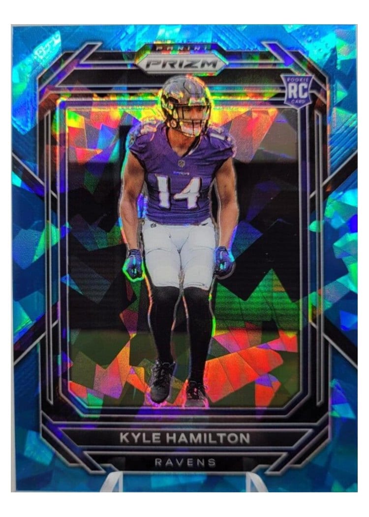 2022 Panini Prizm Base Set Kyle Hamilton #342 card