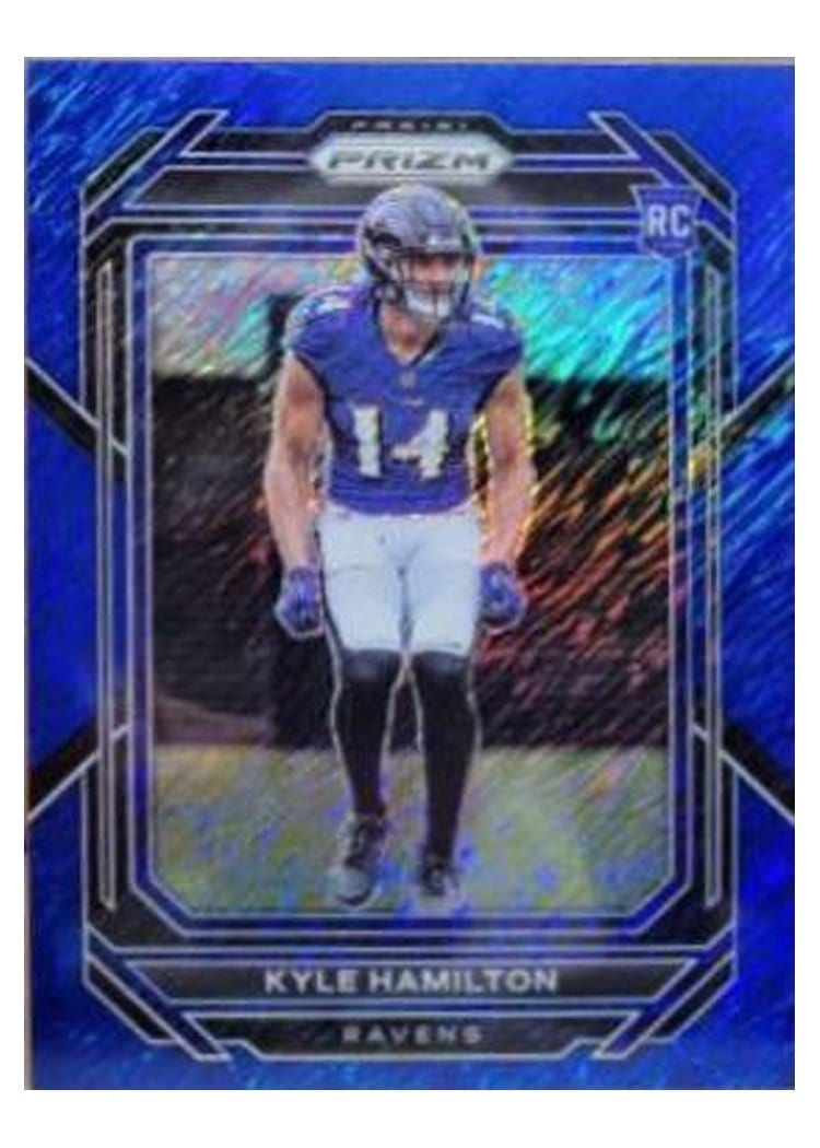 2022 Panini Prizm Base Set Kyle Hamilton #342 card