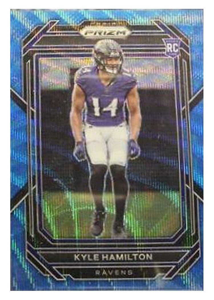 2022 Panini Prizm Base Set Kyle Hamilton #342 card