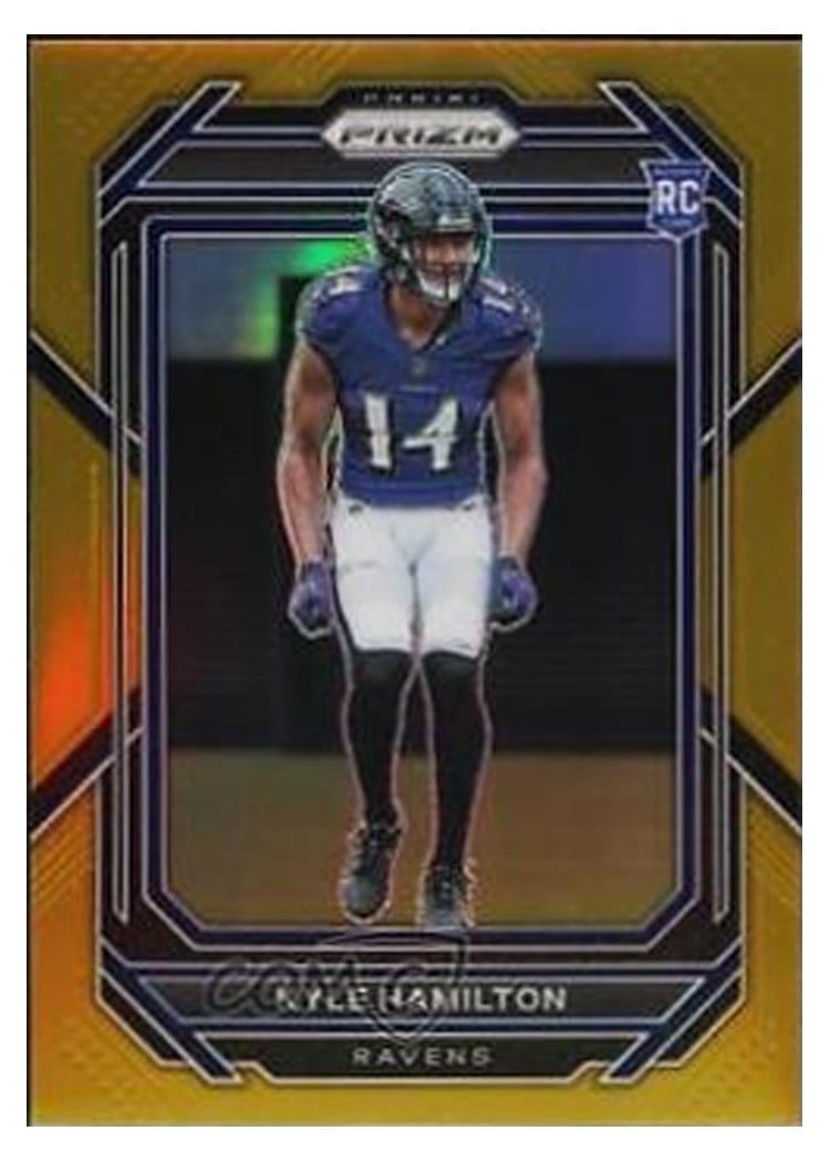 2022 Panini Prizm Base Set Kyle Hamilton #342 card