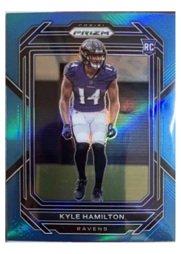 2022 Panini Prizm Base Set Kyle Hamilton #342 card