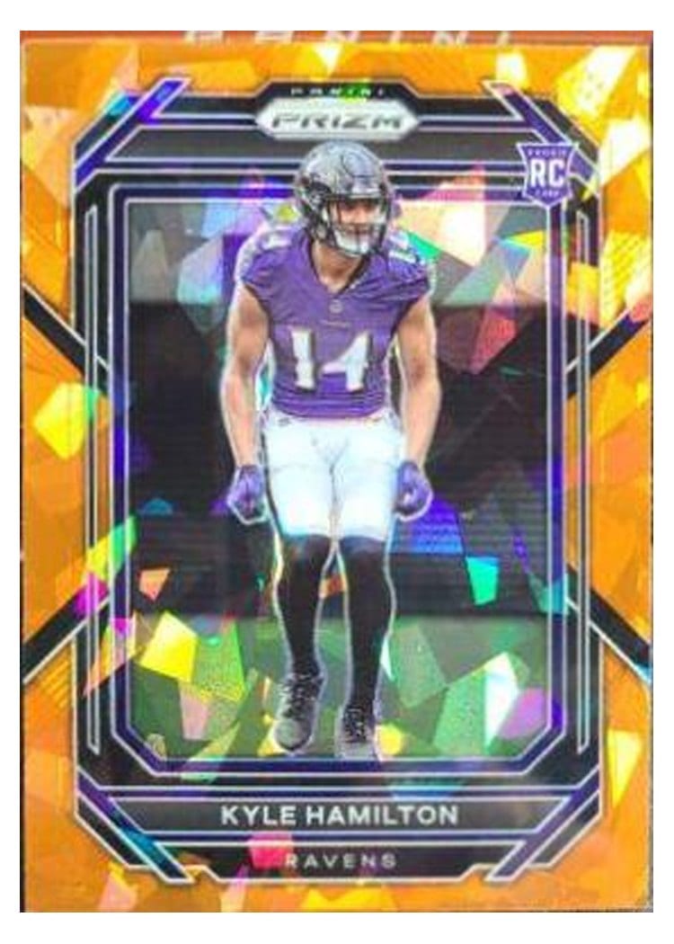 2022 Panini Prizm Base Set Kyle Hamilton #342 card