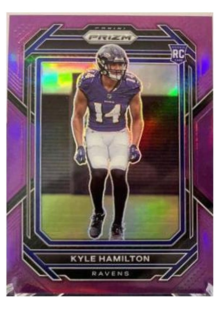 2022 Panini Prizm Base Set Kyle Hamilton #342 card