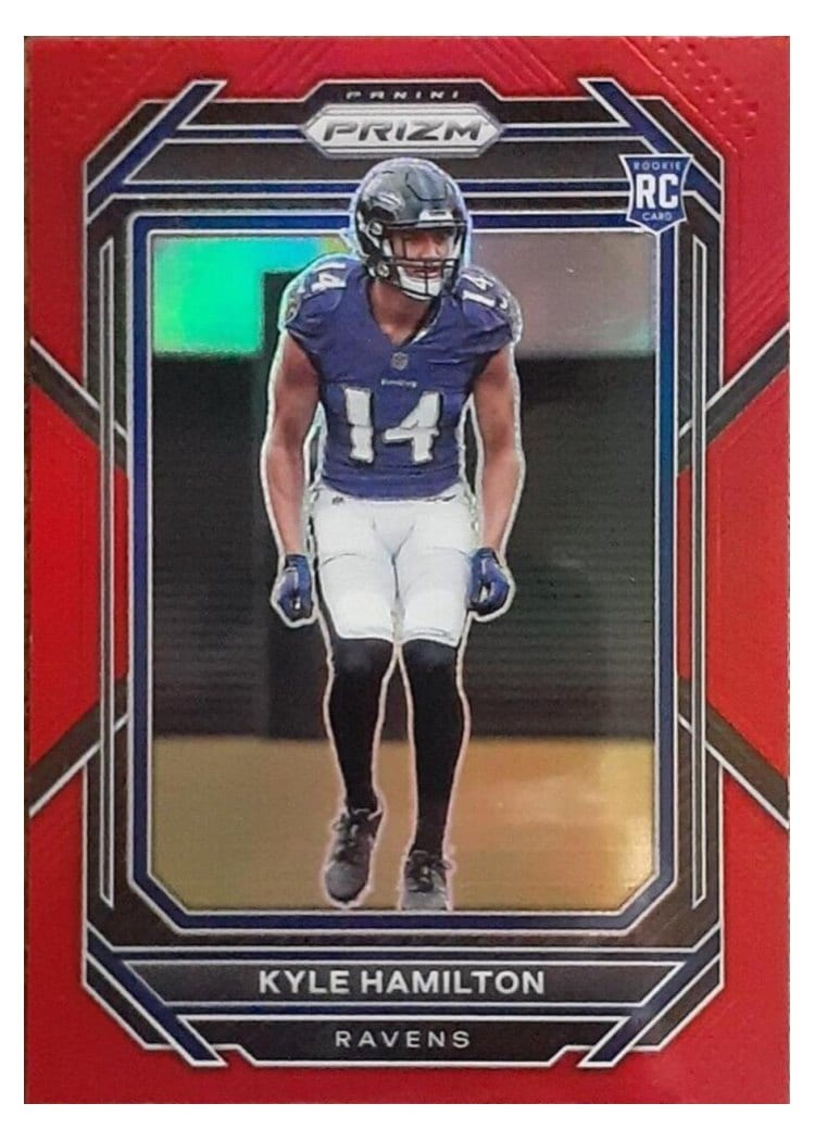 2022 Panini Prizm Base Set Kyle Hamilton #342 card
