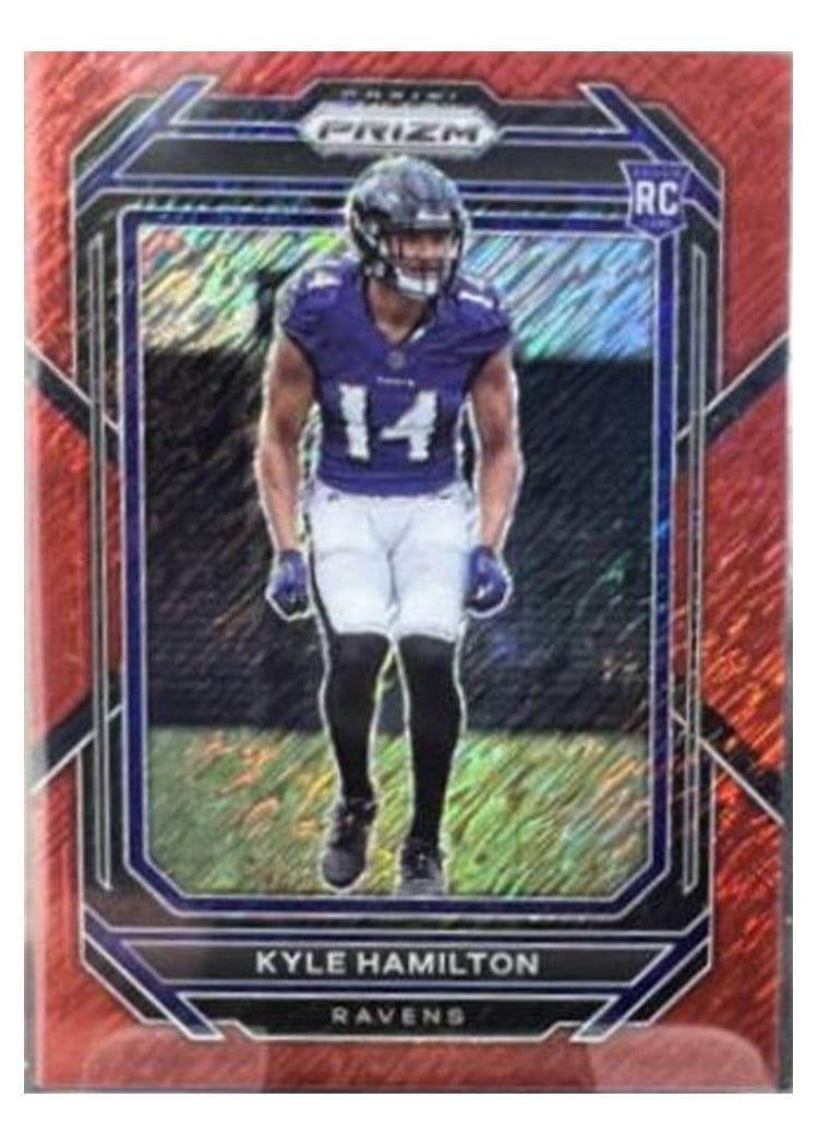 2022 Panini Prizm Base Set Kyle Hamilton #342 card
