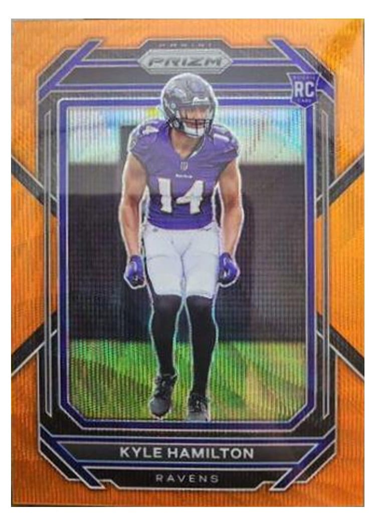 2022 Panini Prizm Base Set Kyle Hamilton #342 card