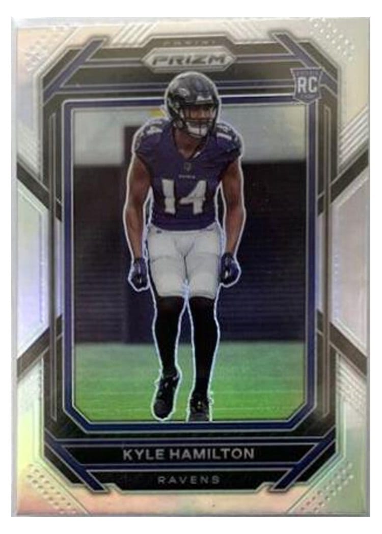 2022 Panini Prizm Base Set Kyle Hamilton #342 card
