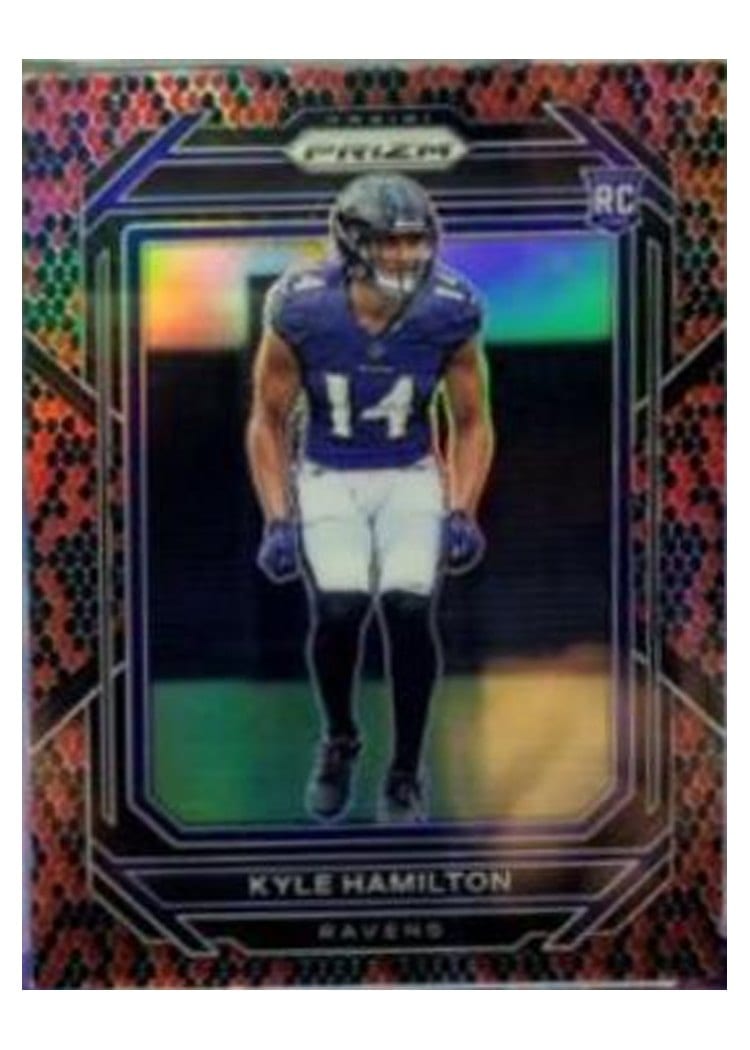 2022 Panini Prizm Base Set Kyle Hamilton #342 card