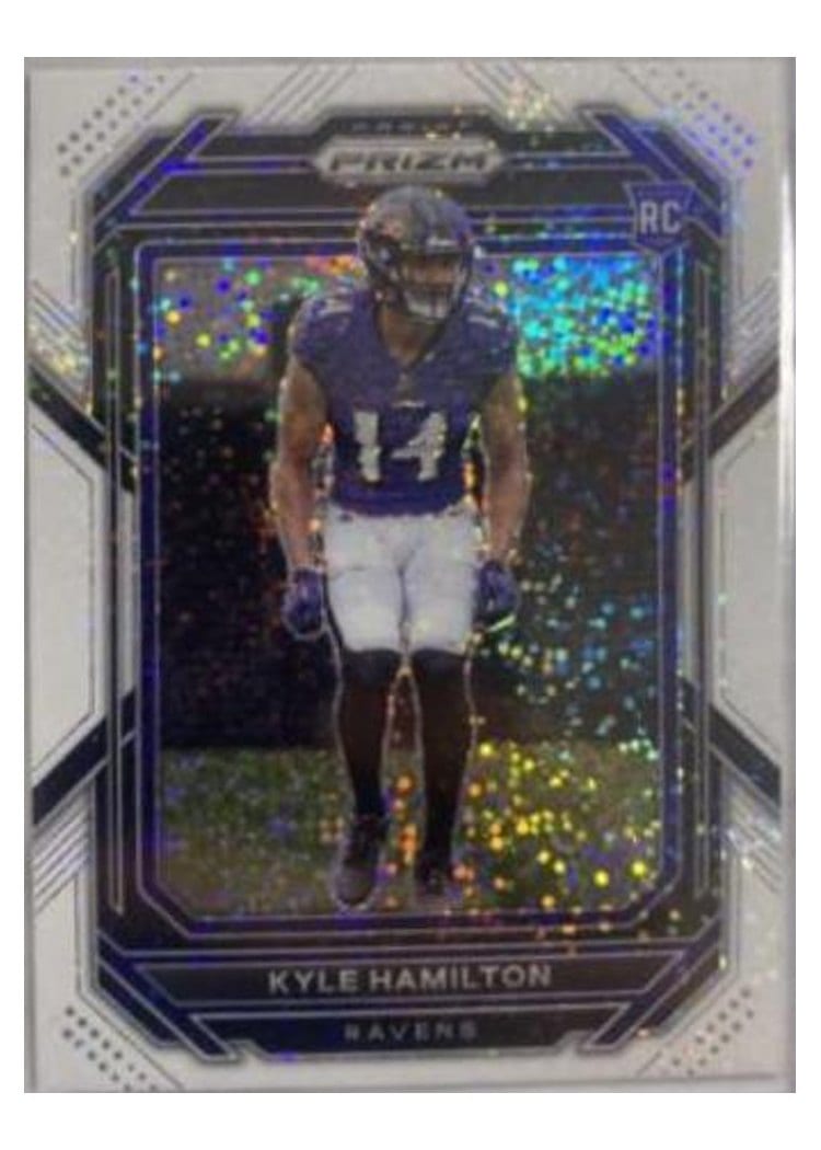2022 Panini Prizm Base Set Kyle Hamilton #342 card