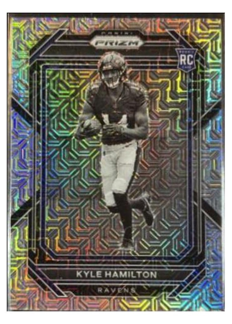 2022 Panini Prizm Base Set Kyle Hamilton #342 card