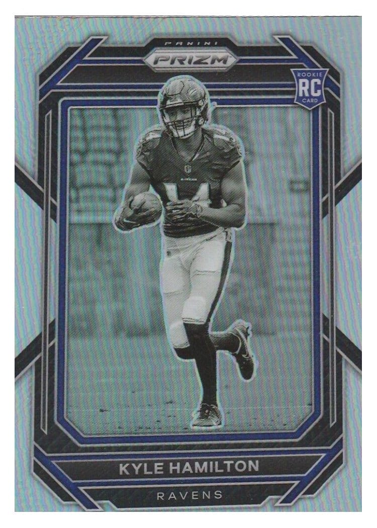 2022 Panini Prizm Base Set Kyle Hamilton #342 card