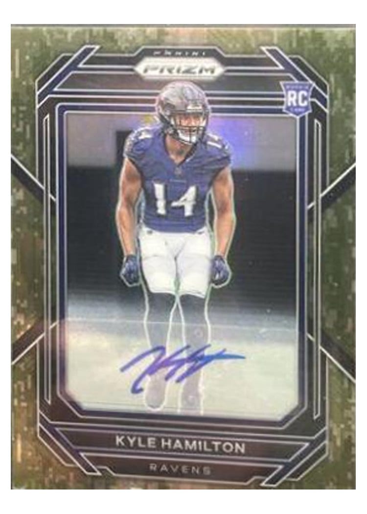 2022 Panini Prizm Base Set Kyle Hamilton #342 card