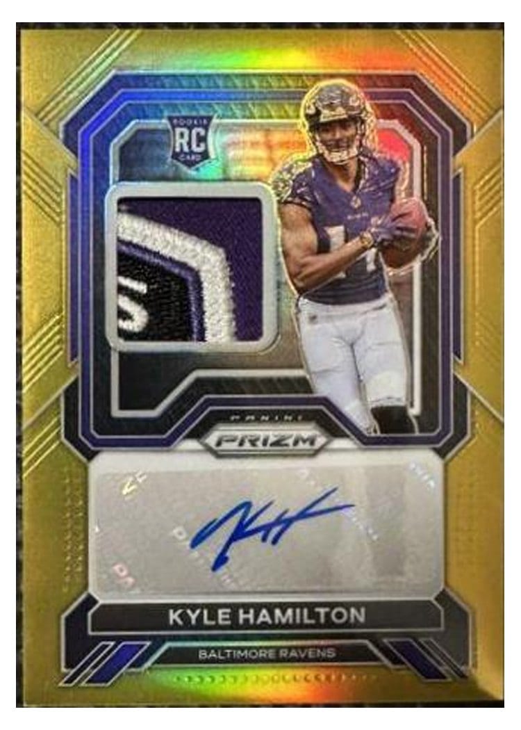 2022 Panini Prizm Base Set Kyle Hamilton #342 card