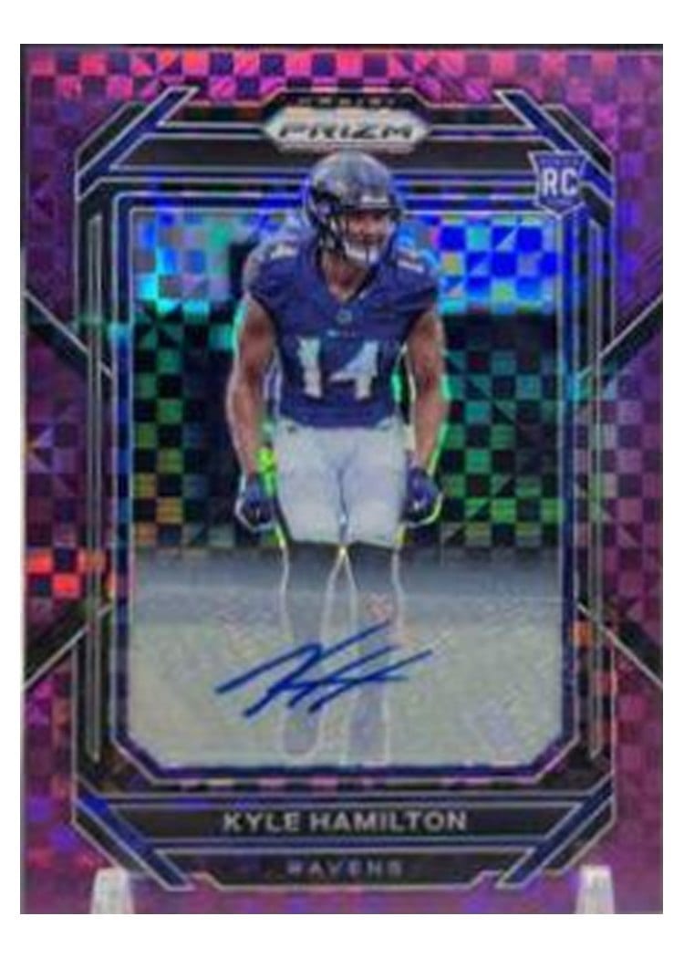 2022 Panini Prizm Base Set Kyle Hamilton #342 card