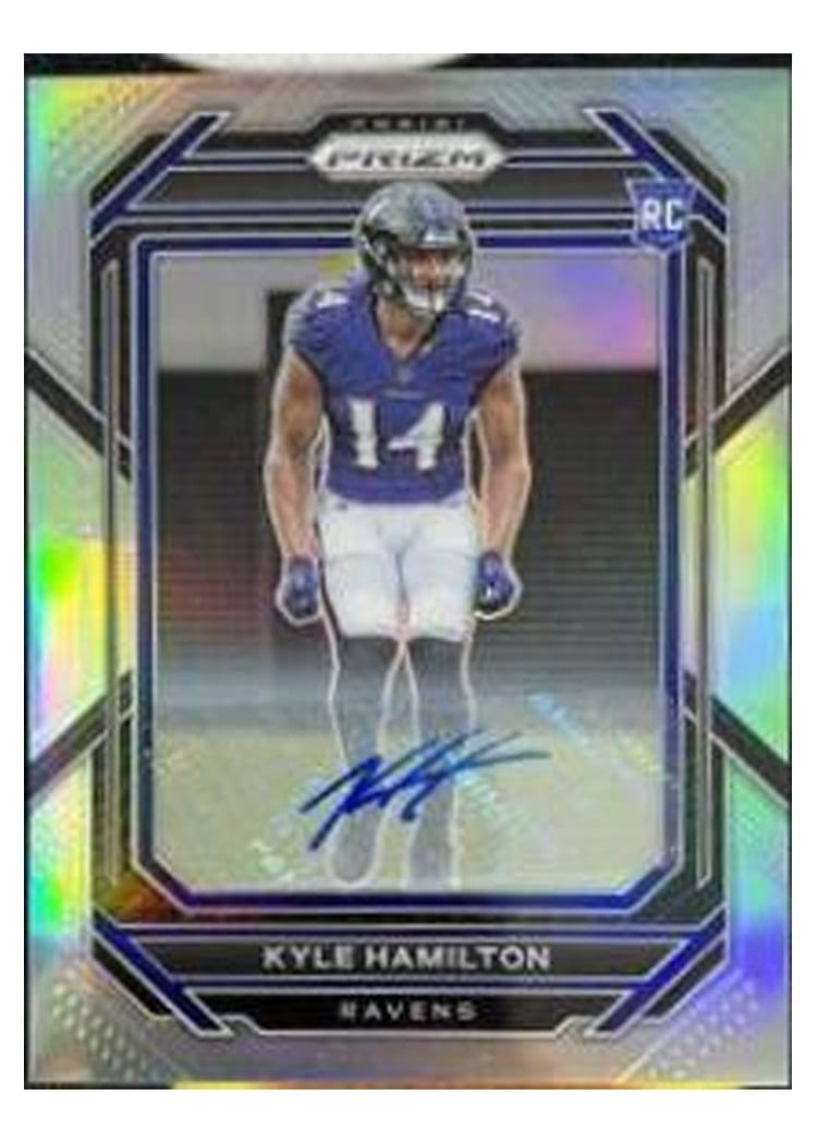 2022 Panini Prizm Base Set Kyle Hamilton #342 card