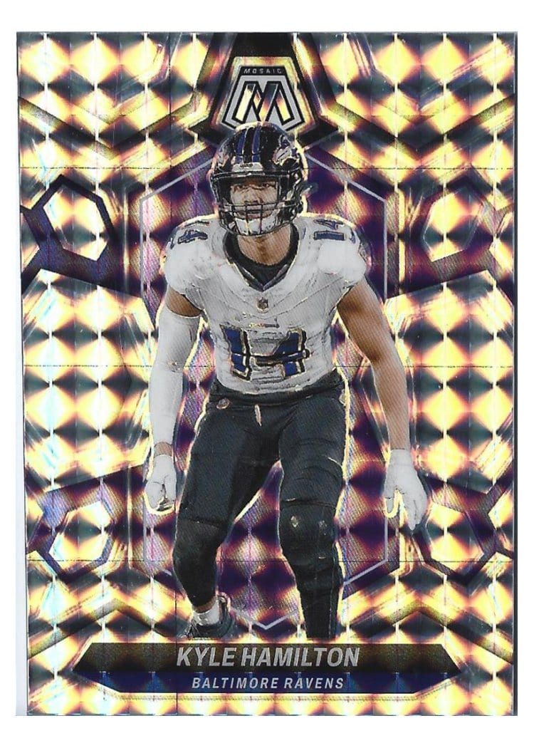 2024 Panini Mosaic Base Set Kyle Hamilton #21 card