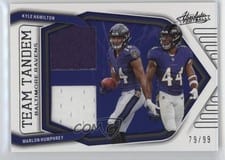 2022 Panini Absolute Team Tandem Materials Kyle Hamilton / Marlon Humphrey #TT-KM card
