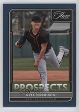 2022 Panini Three and Two Prospects Kyle Harrison #P-30 card